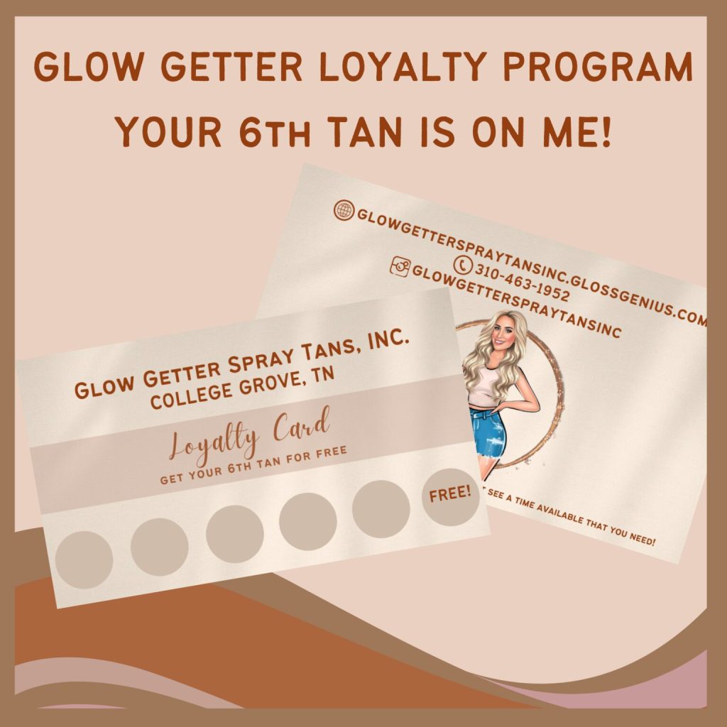 glow getter spray tans