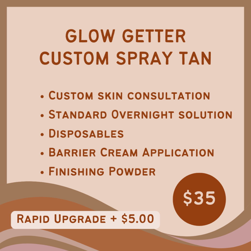 glow getter spray tans